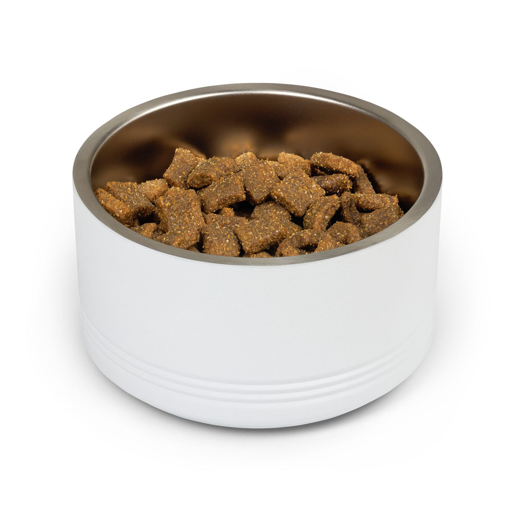 Custom Pet Bowl — Personalized 18oz Stainless Steel Dog & Cat Bowl (Add Name)
