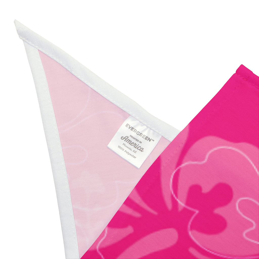 Pink Hibiscus Pet Bandana | Floral Dog & Cat Scarf