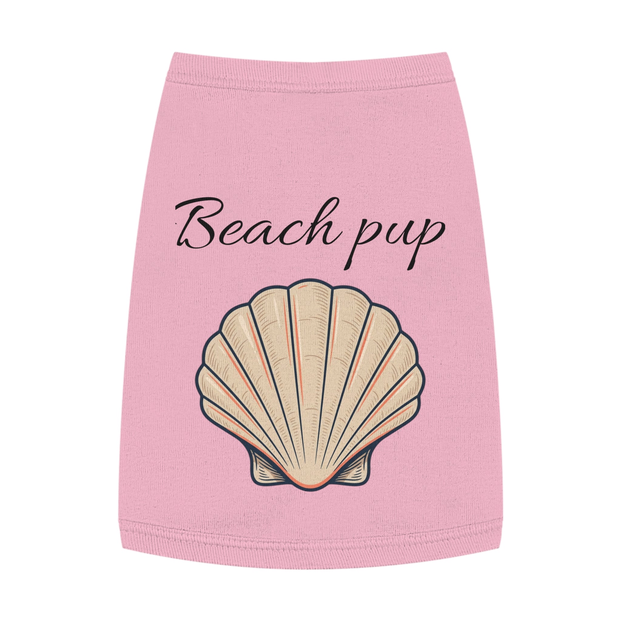 Beach Pup Pet Tank Top | Seashell Dog Shirt for Summer