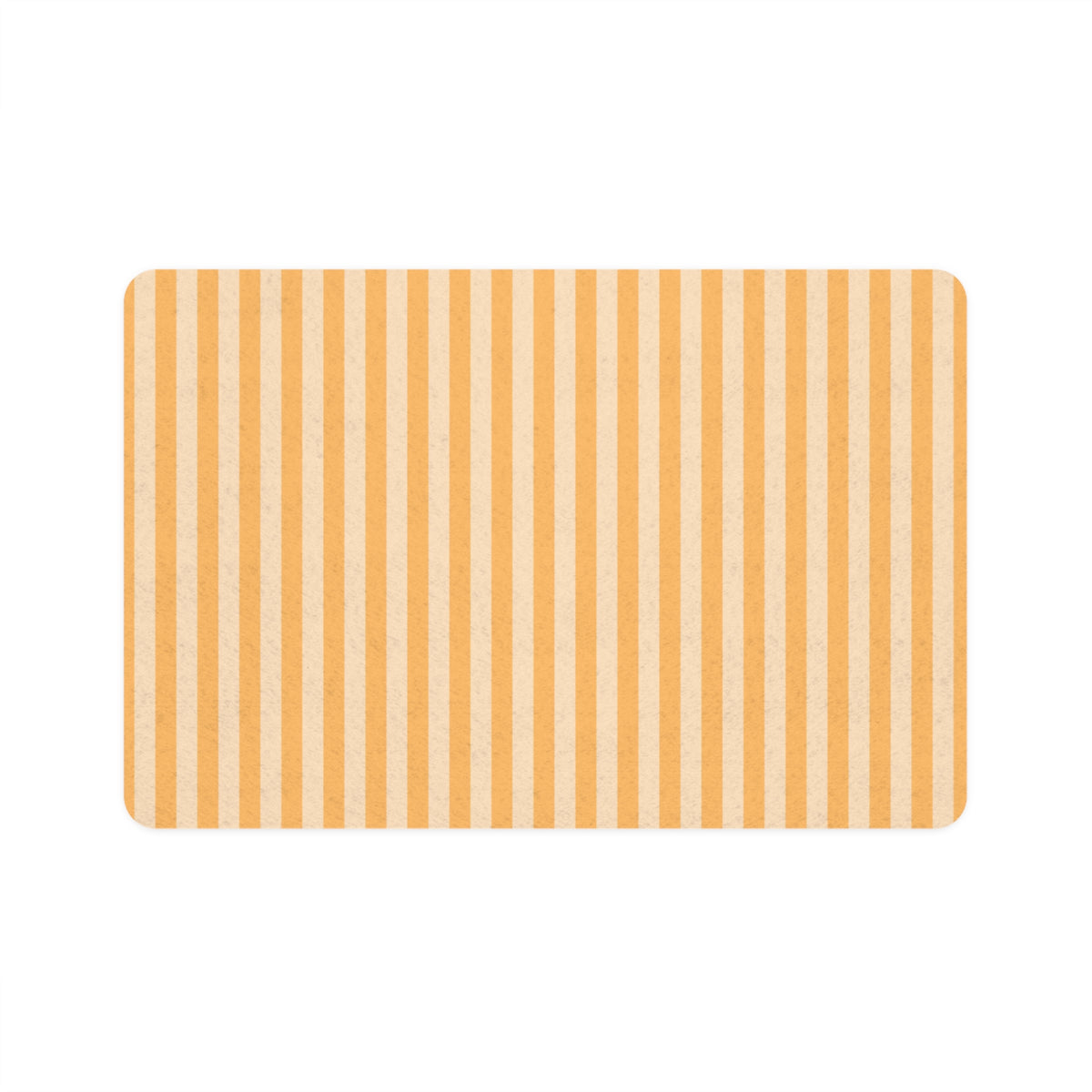 Striped Pet Food Mat (12x18) – Non-Slip Waterproof Placemat for Cats & Dogs