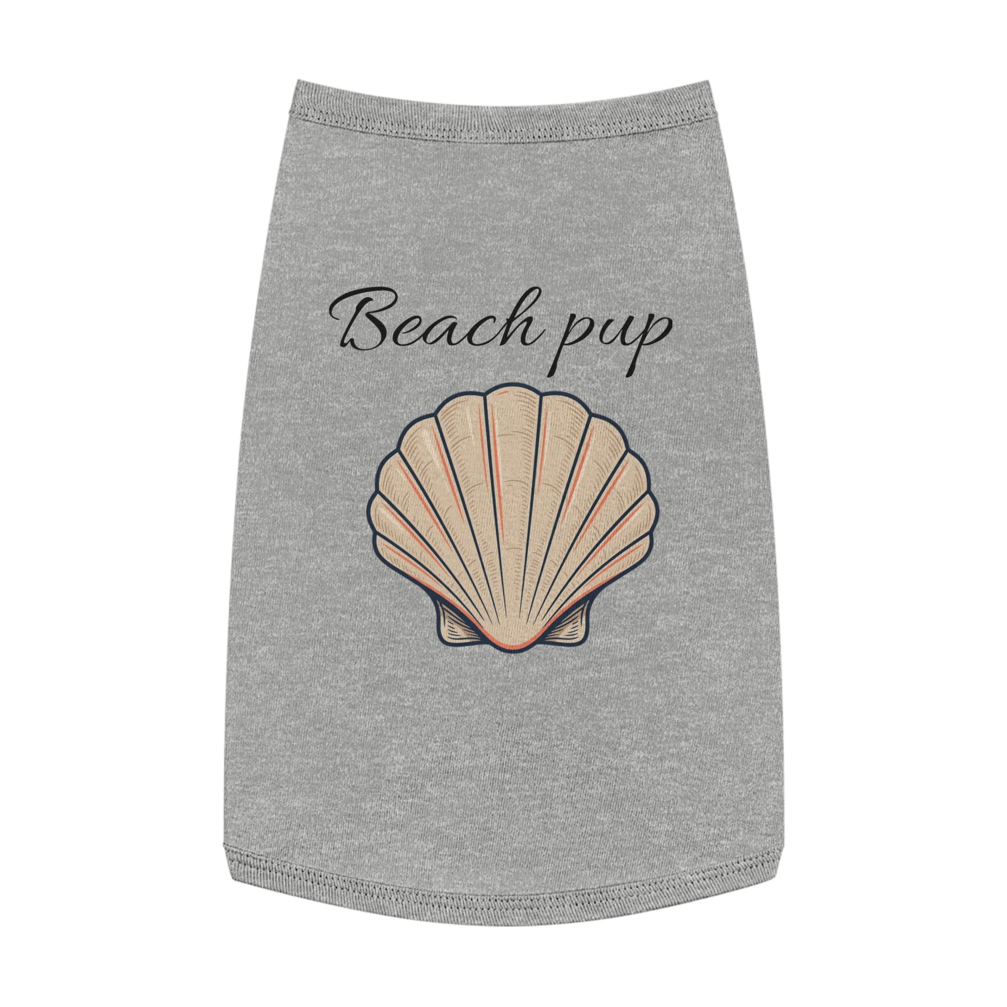 Beach Pup Pet Tank Top | Seashell Dog Shirt for Summer