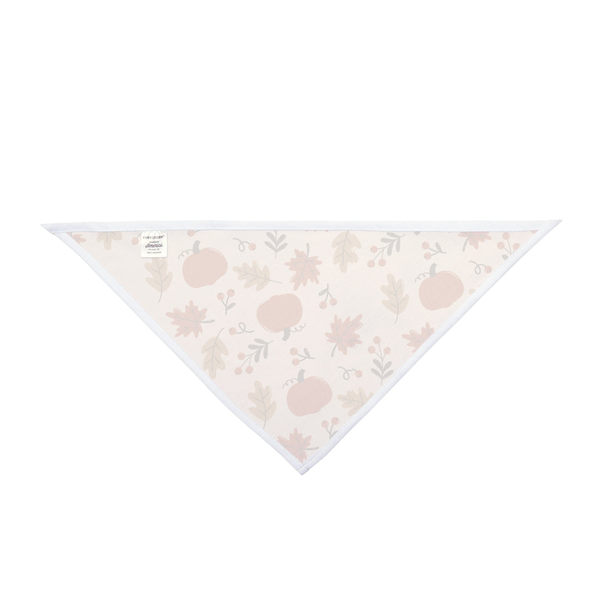 Autumn Pumpkin Pet Bandana – Fall Leaves Dog & Cat Scarf