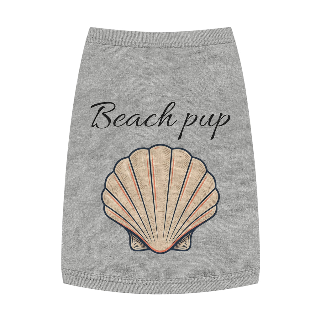 Beach Pup Pet Tank Top | Seashell Dog Shirt for Summer