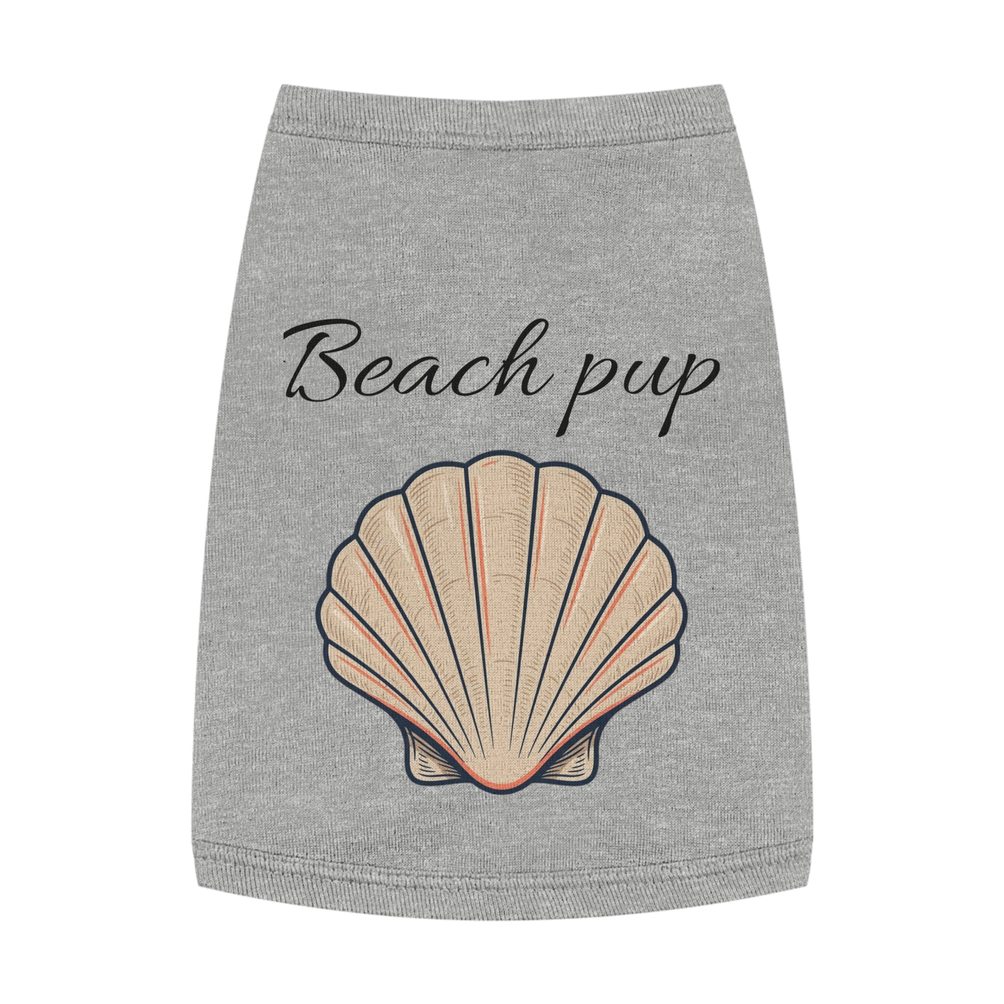 Beach Pup Pet Tank Top | Seashell Dog Shirt for Summer