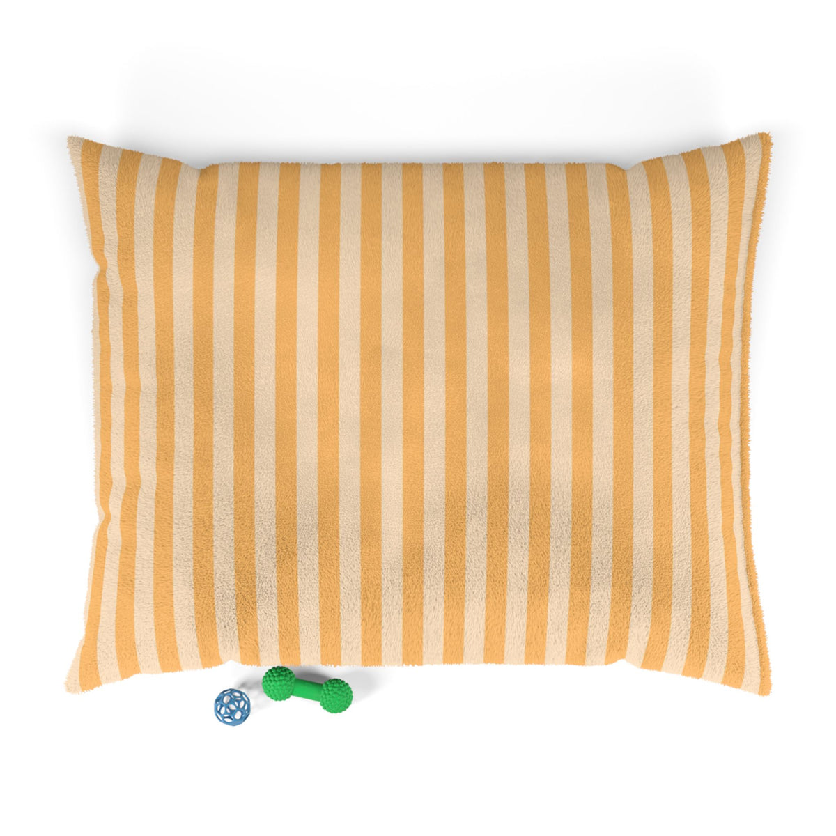 Striped Cozy Pet Bed – Soft Plush Dog & Cat Cushion
