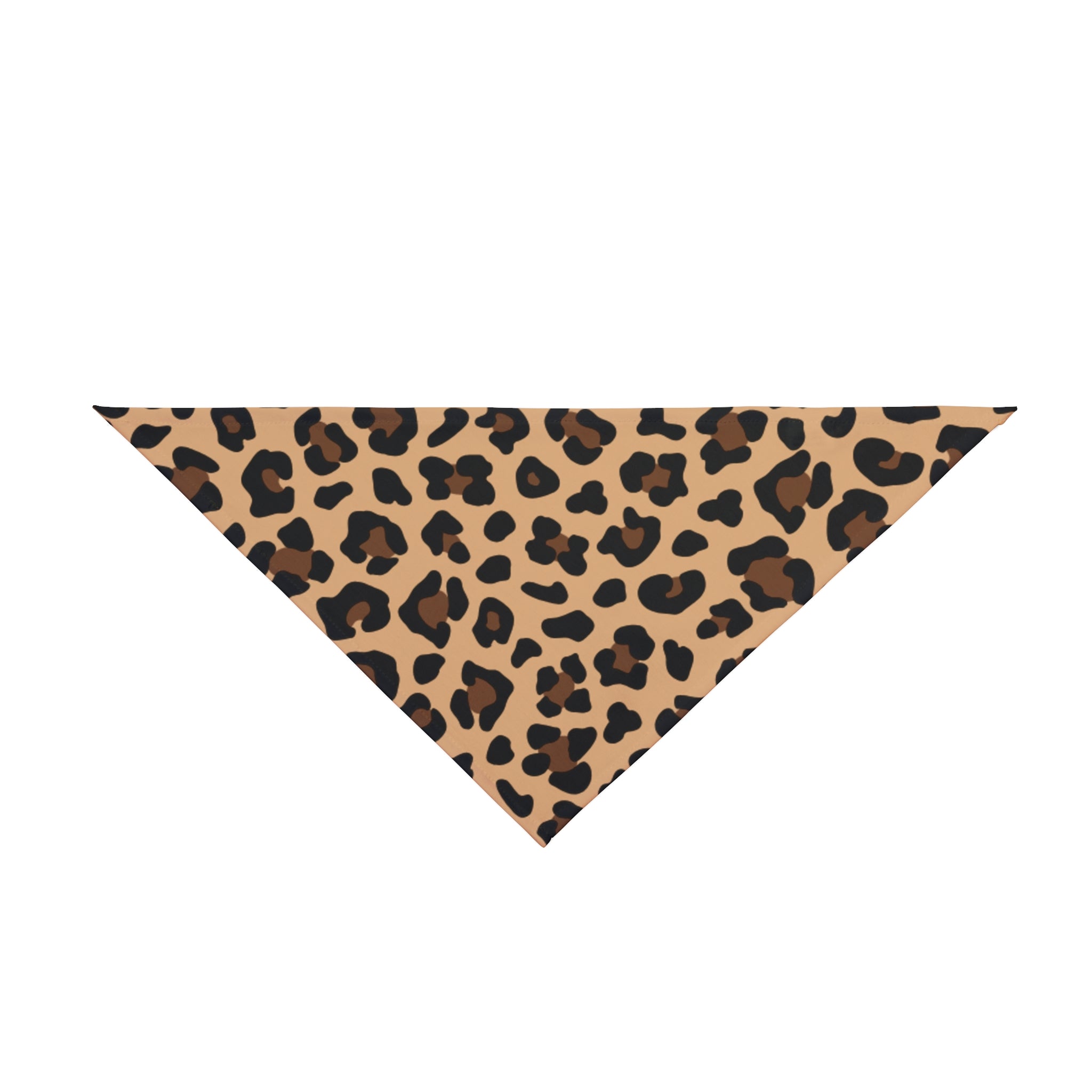 Leopard Print Pet Bandana | Chic Animal Print Dog & Cat Accessory