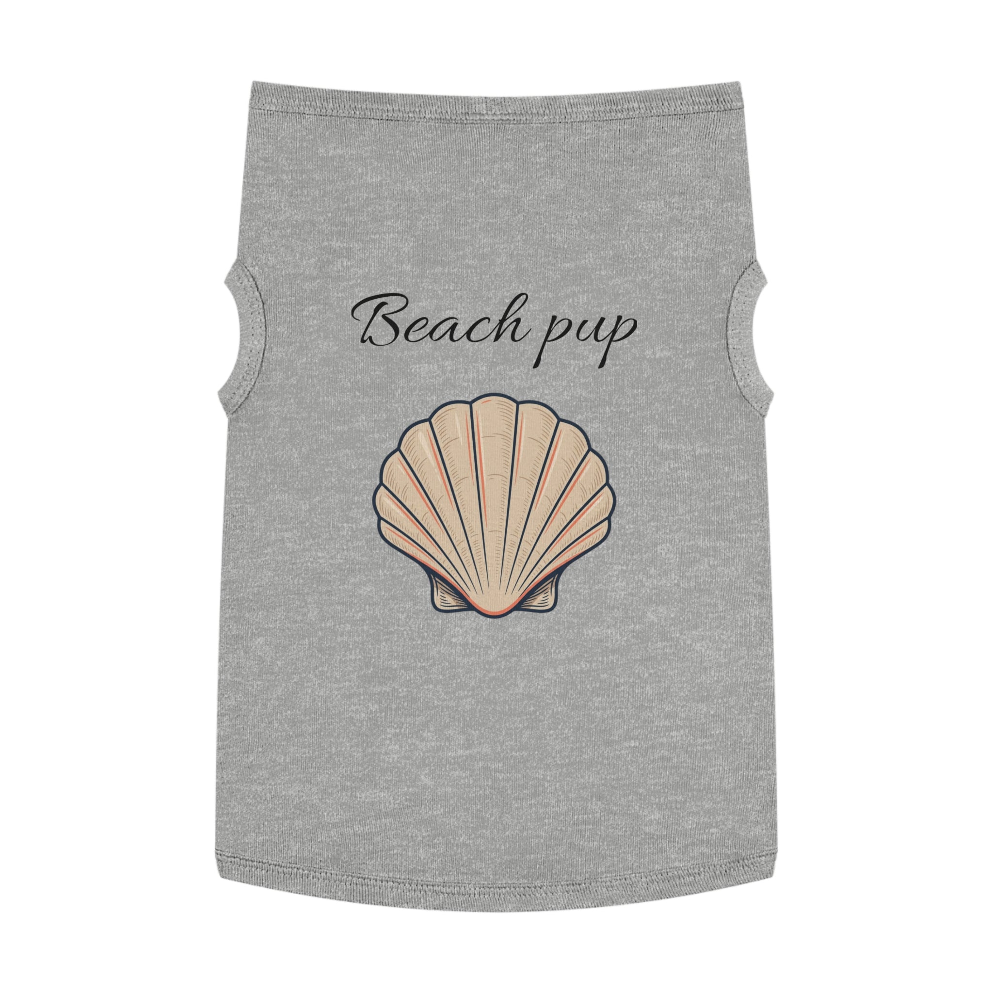 Beach Pup Pet Tank Top | Seashell Dog Shirt for Summer
