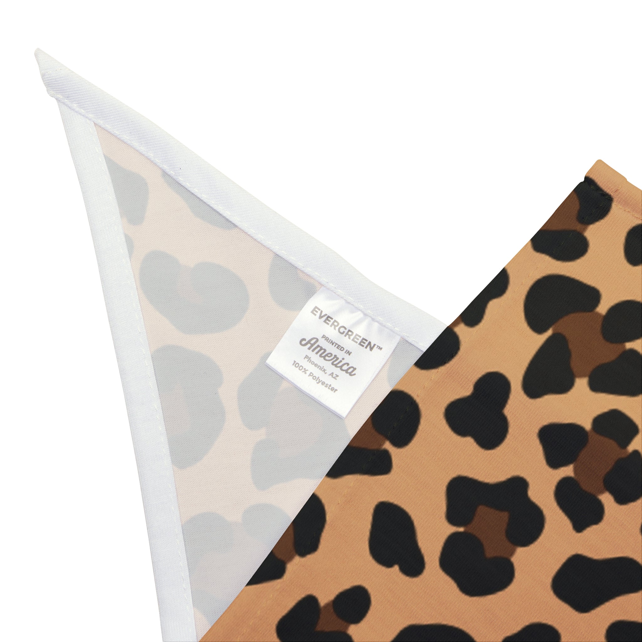 Leopard Print Pet Bandana | Chic Animal Print Dog & Cat Accessory