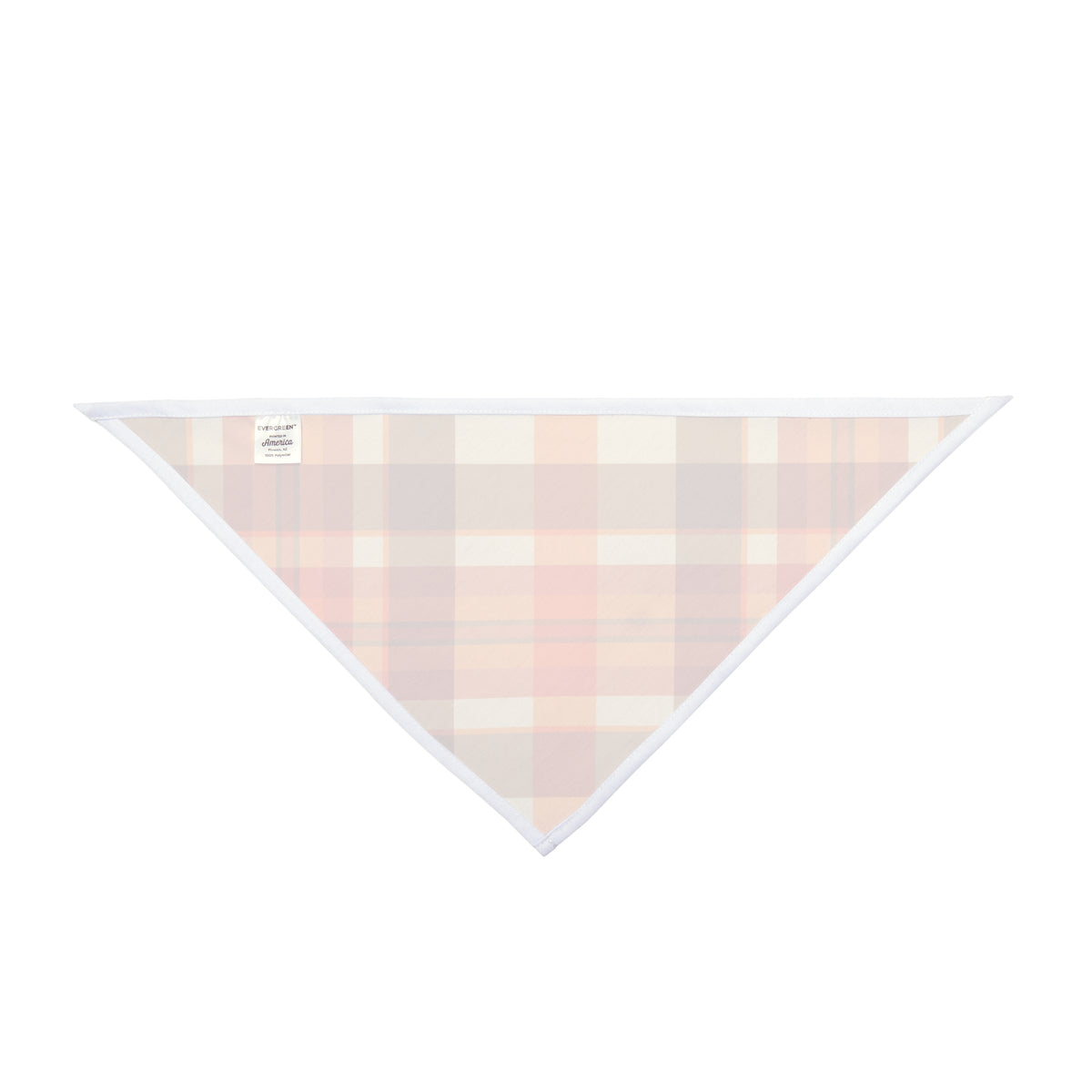 Autumn Plaid Pet Bandana – Orange & Brown Fall Dog Bandana