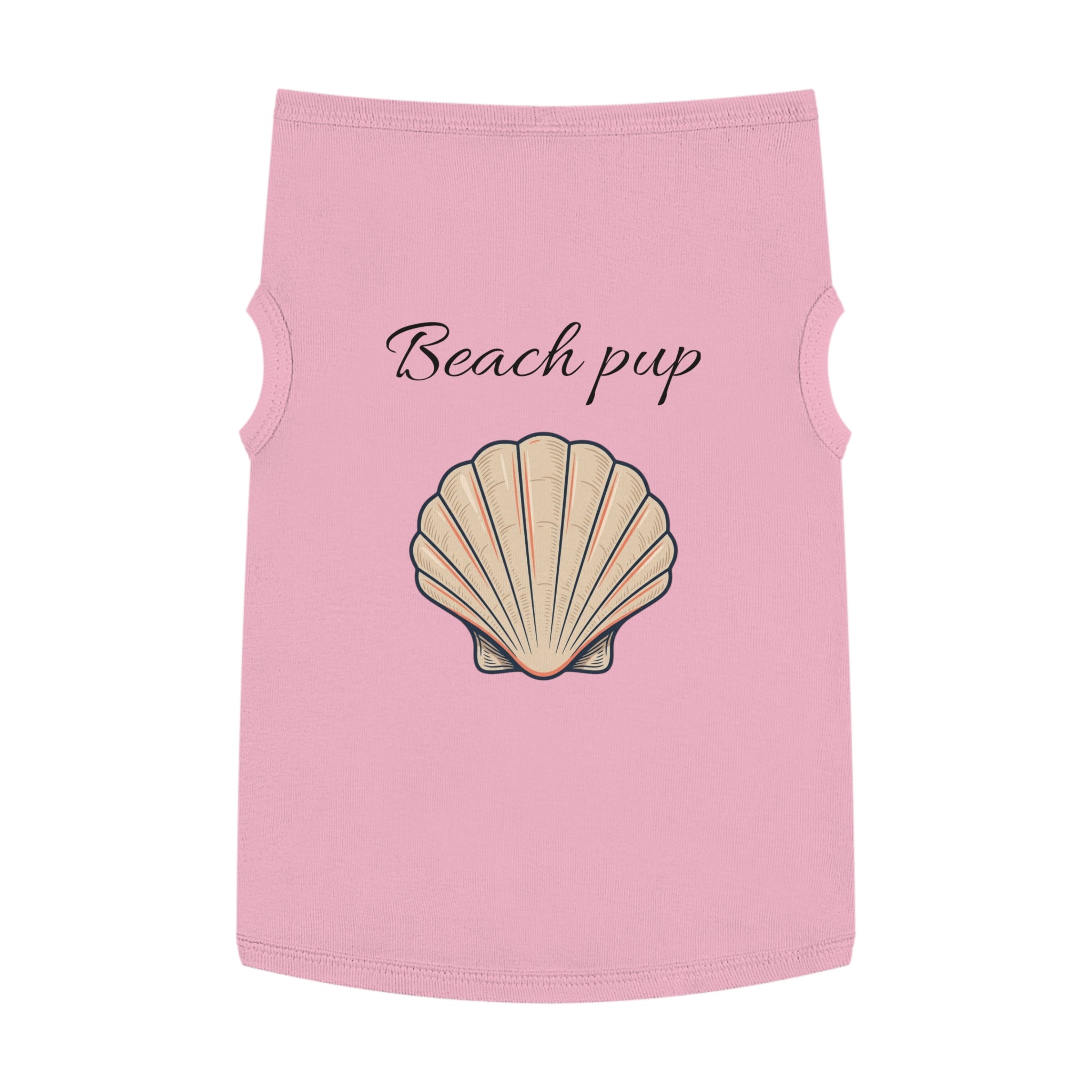 Beach Pup Pet Tank Top | Seashell Dog Shirt for Summer