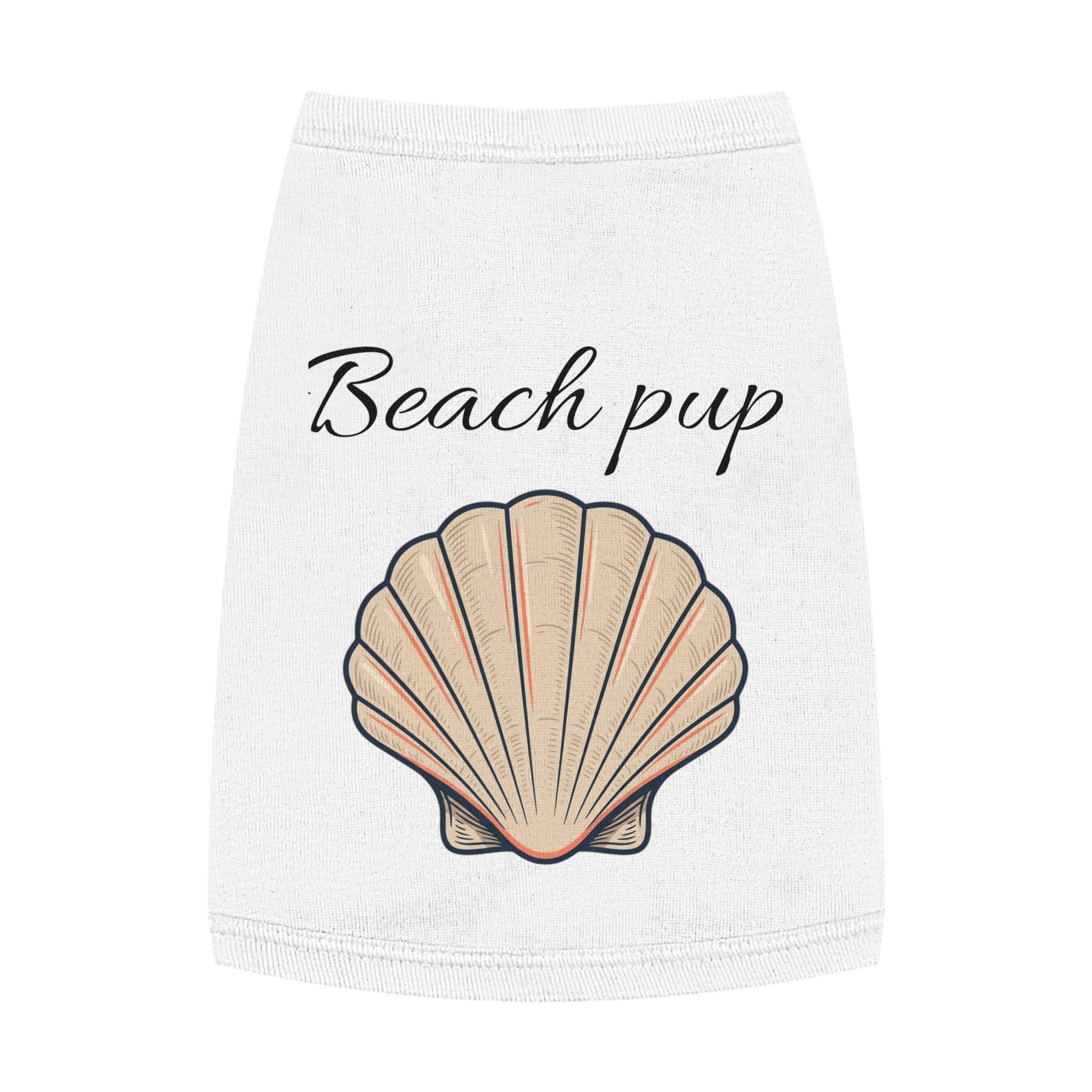 Beach Pup Pet Tank Top | Seashell Dog Shirt for Summer