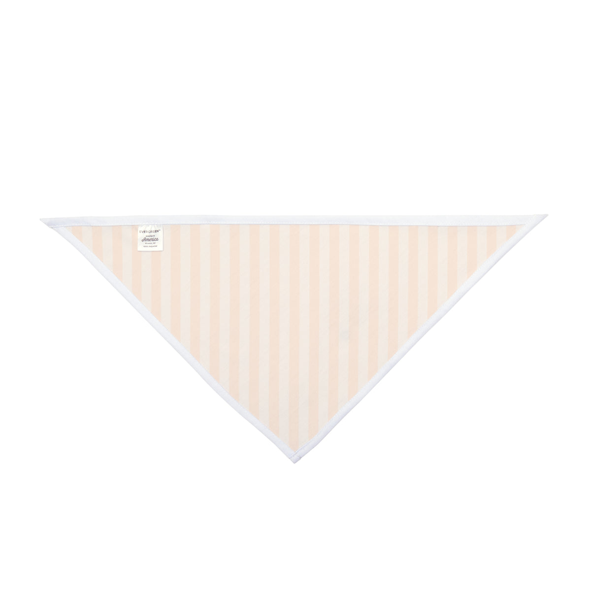 Striped Orange Pet Bandana - Cute Lightweight Triangle Collar Accessory