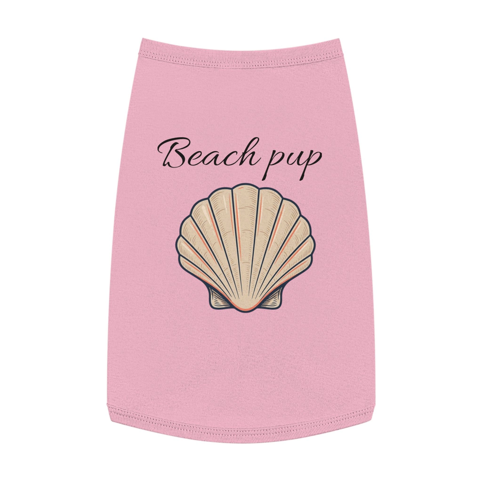 Beach Pup Pet Tank Top | Seashell Dog Shirt for Summer