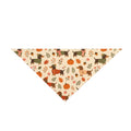 Autumn Dachshund Pet Bandana Fall Leaves & Pumpkins Dog Scarf