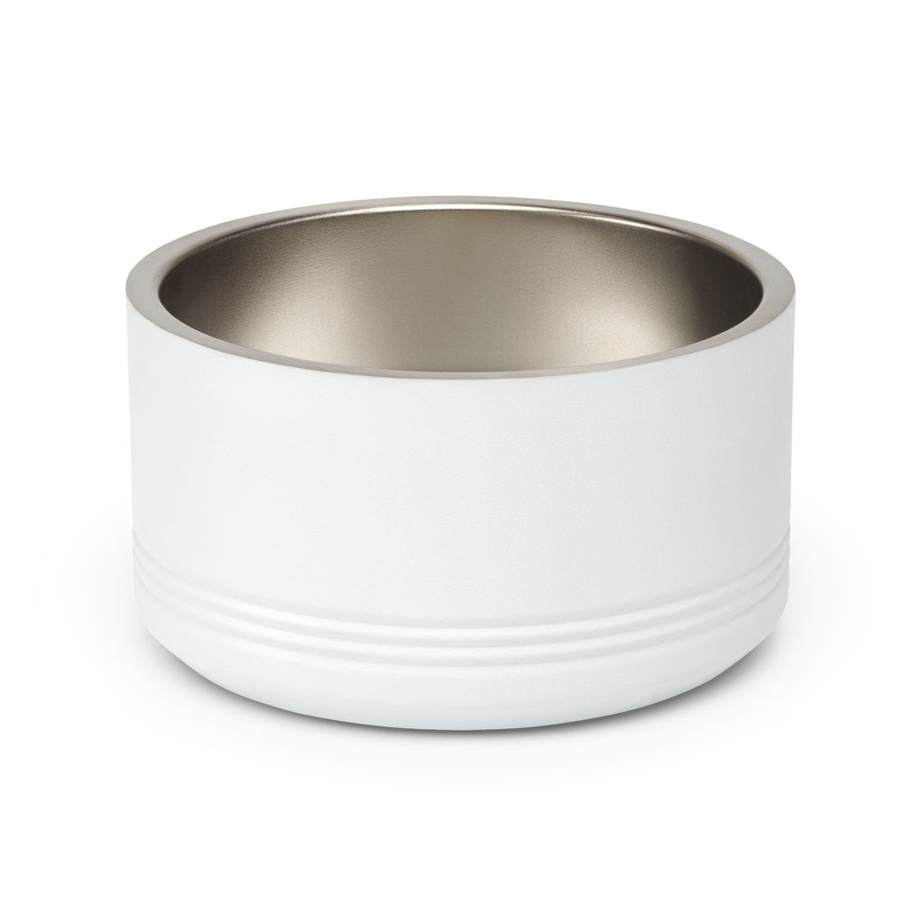 Custom Pet Bowl — Personalized 18oz Stainless Steel Dog & Cat Bowl (Add Name)