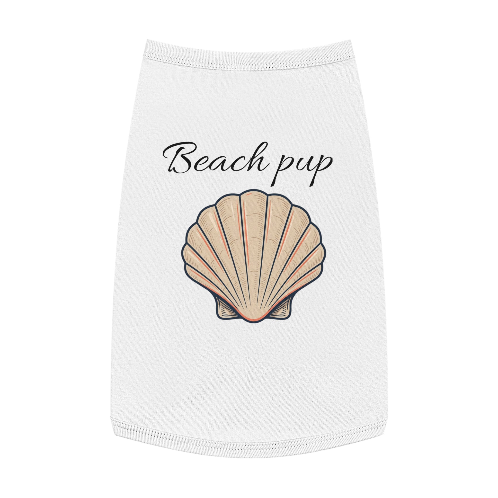 Beach Pup Pet Tank Top | Seashell Dog Shirt for Summer