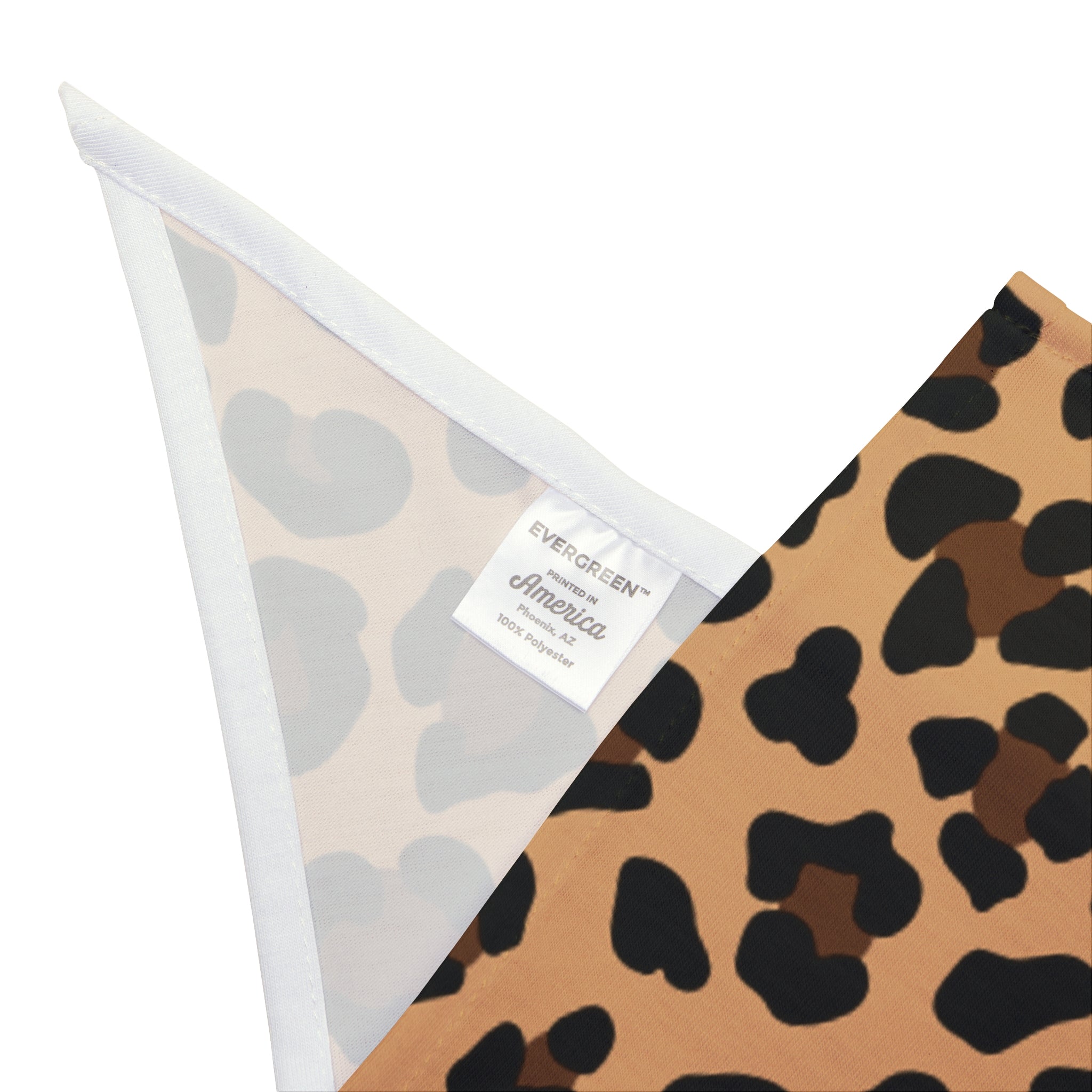 Leopard Print Pet Bandana | Chic Animal Print Dog & Cat Accessory