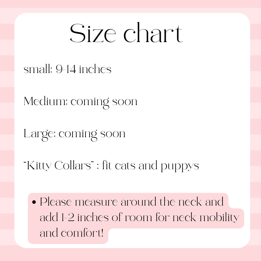 The Kitty blue gingham cat and small dog collar